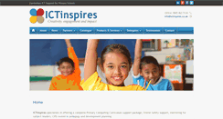 Desktop Screenshot of ictinspires.com